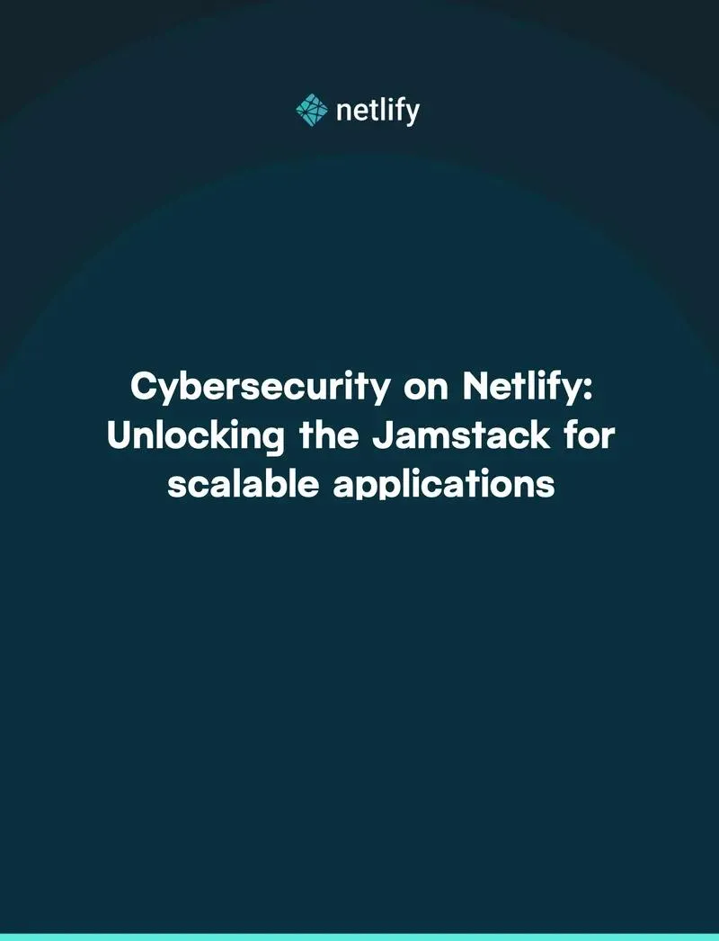 Cybersecurity on Netlify
