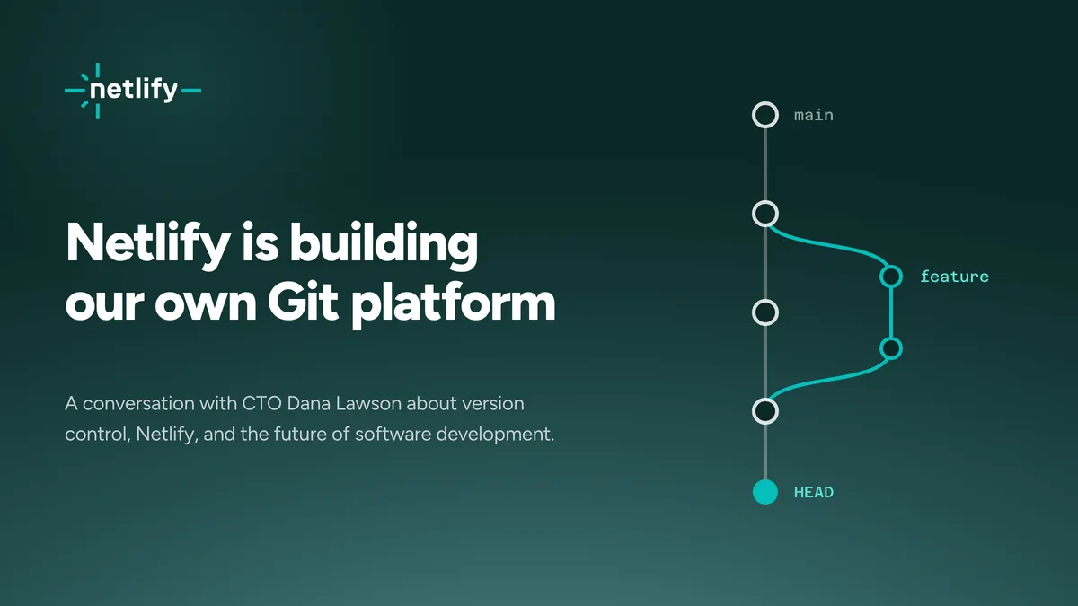 Netlify is building our own Git platform