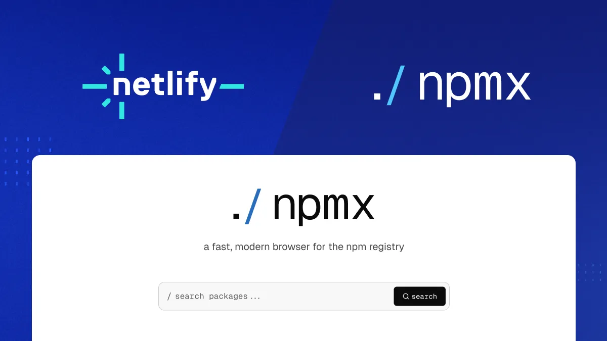 Netlify and npmx