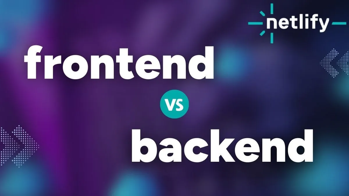 Front End vs Back End Development