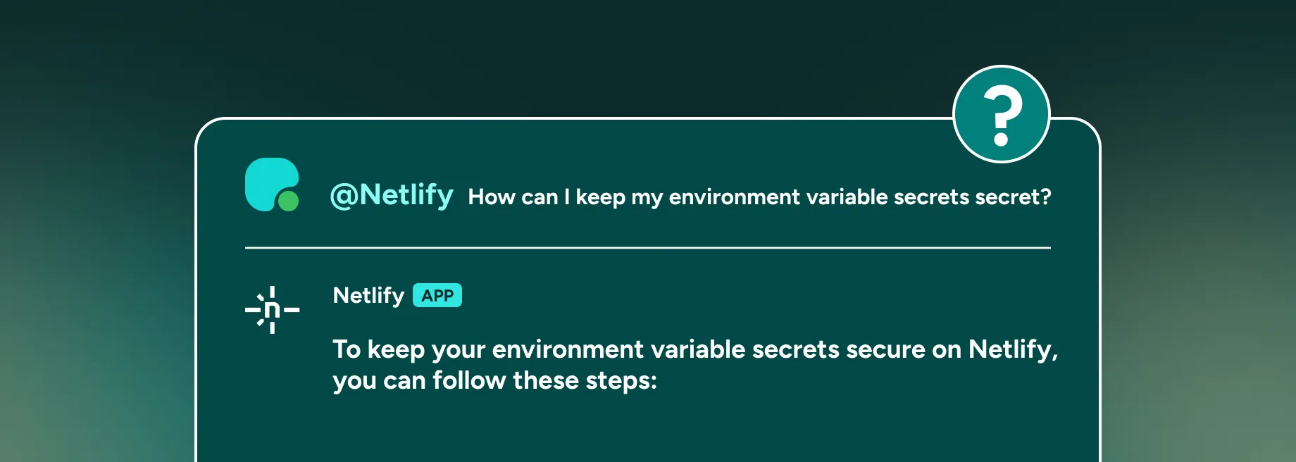 Integrate “Ask Netlify” AI
