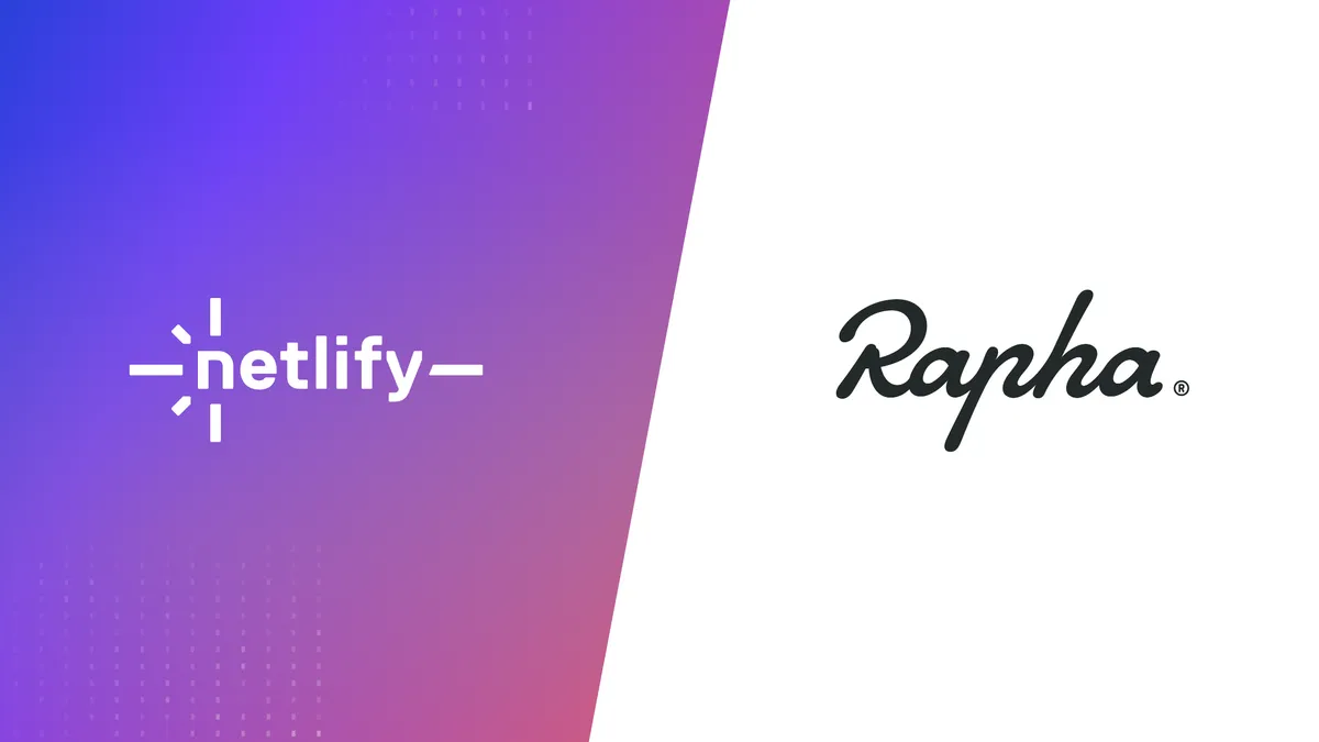 Netlify and Rapha logos