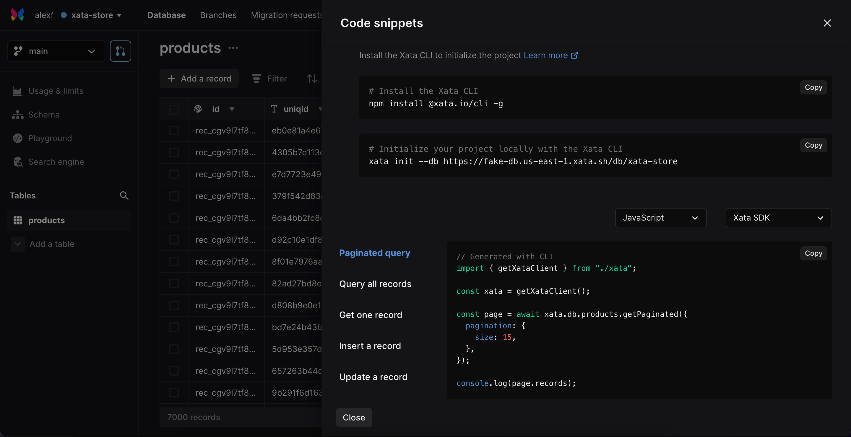 4. Code snippet