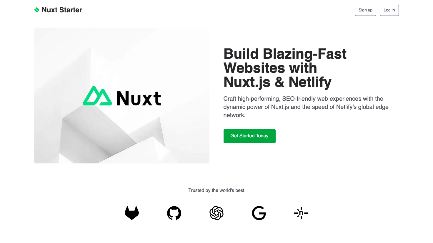 Nuxt Starter