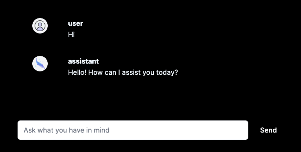 chatbot UI