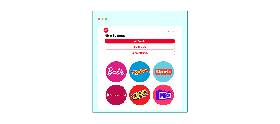 Mattel brands