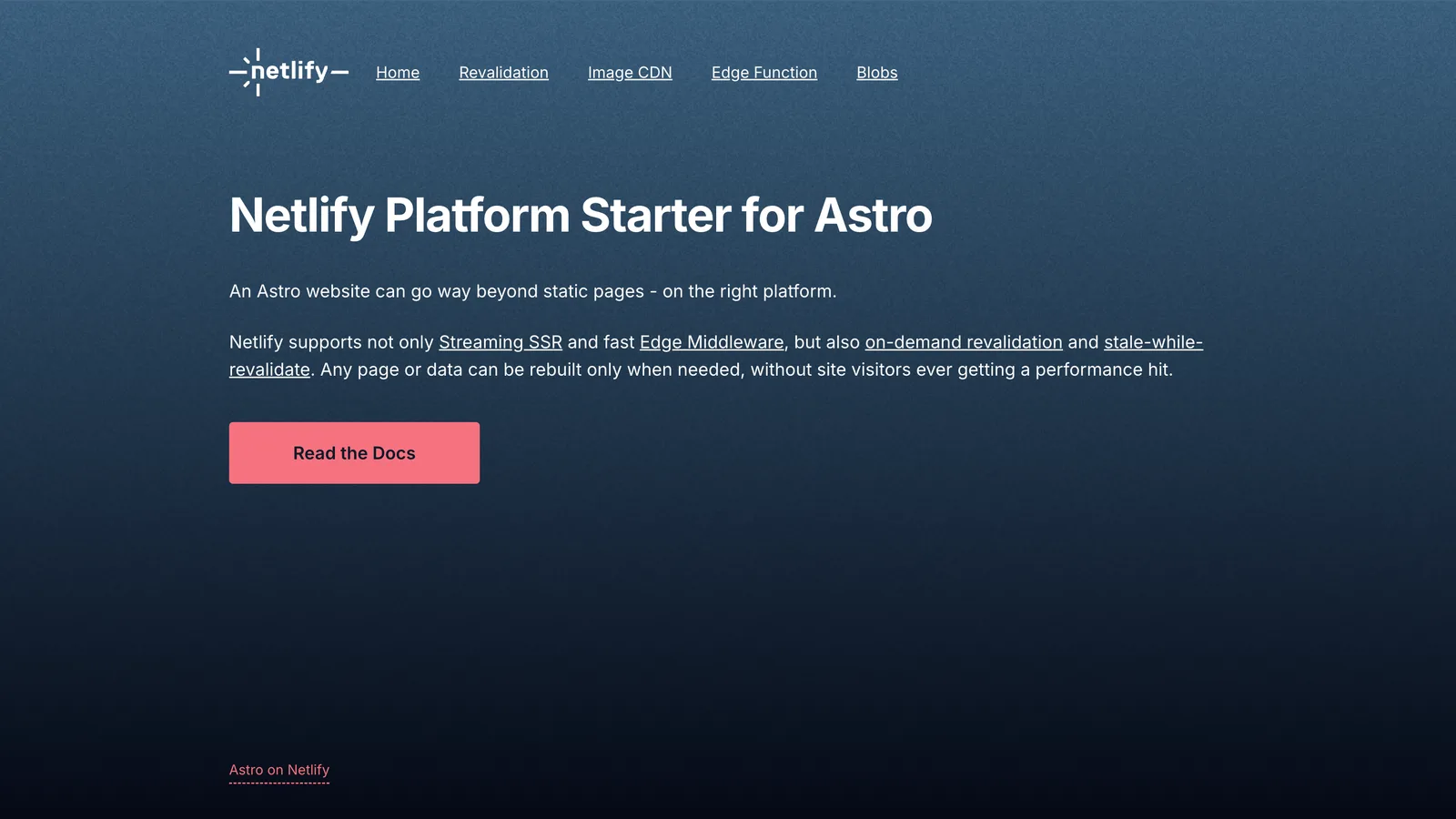 Preview of Astro Starter