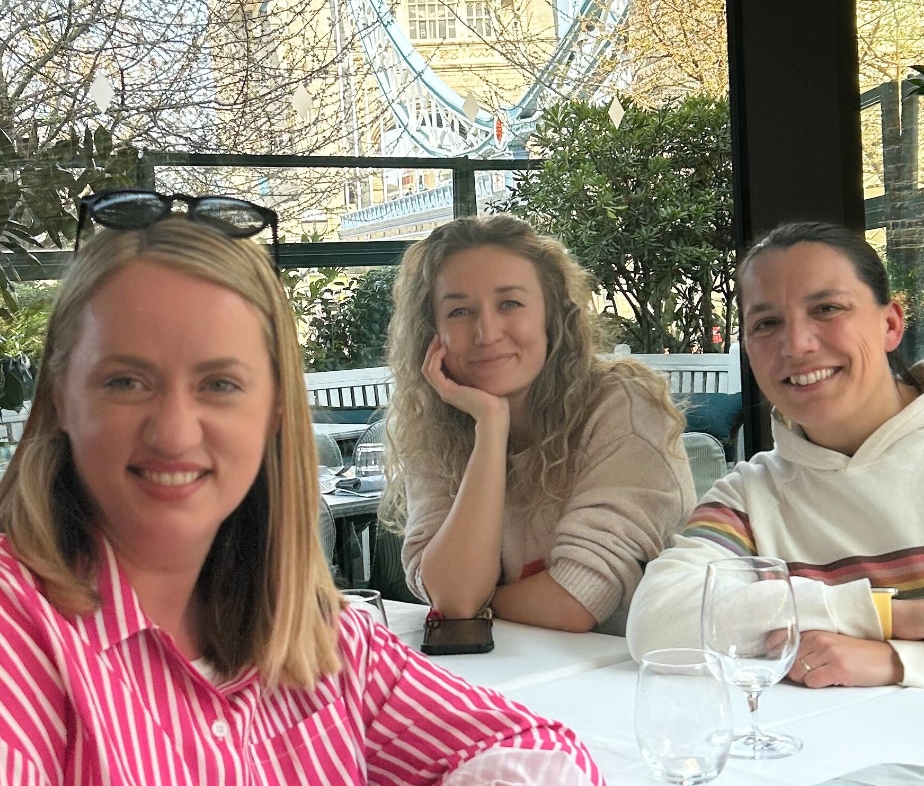 Group photo of smiling faces