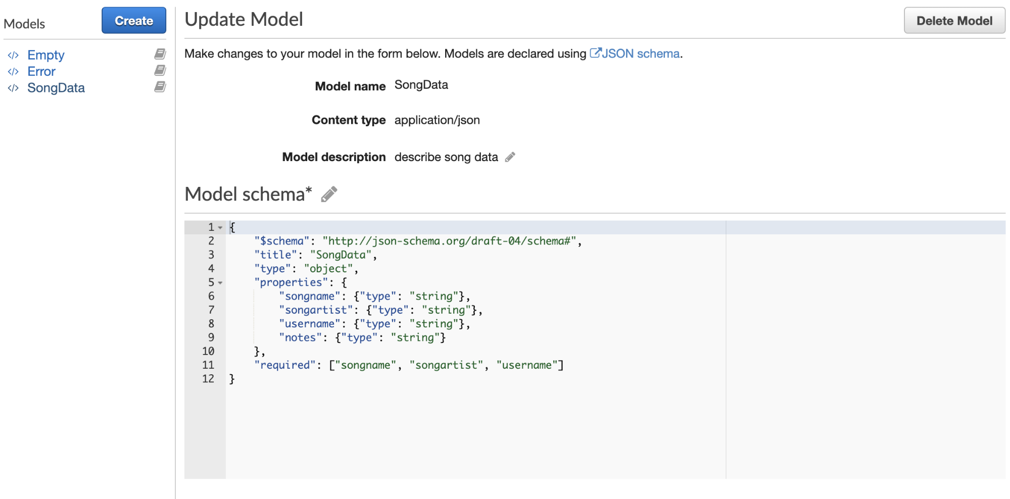 DynamoDB updating Model app screen