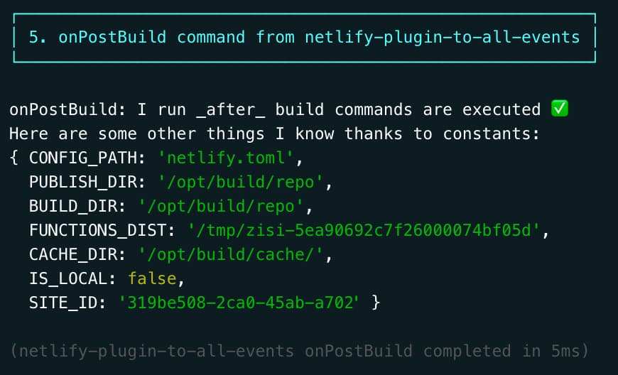 constants ntl build log output