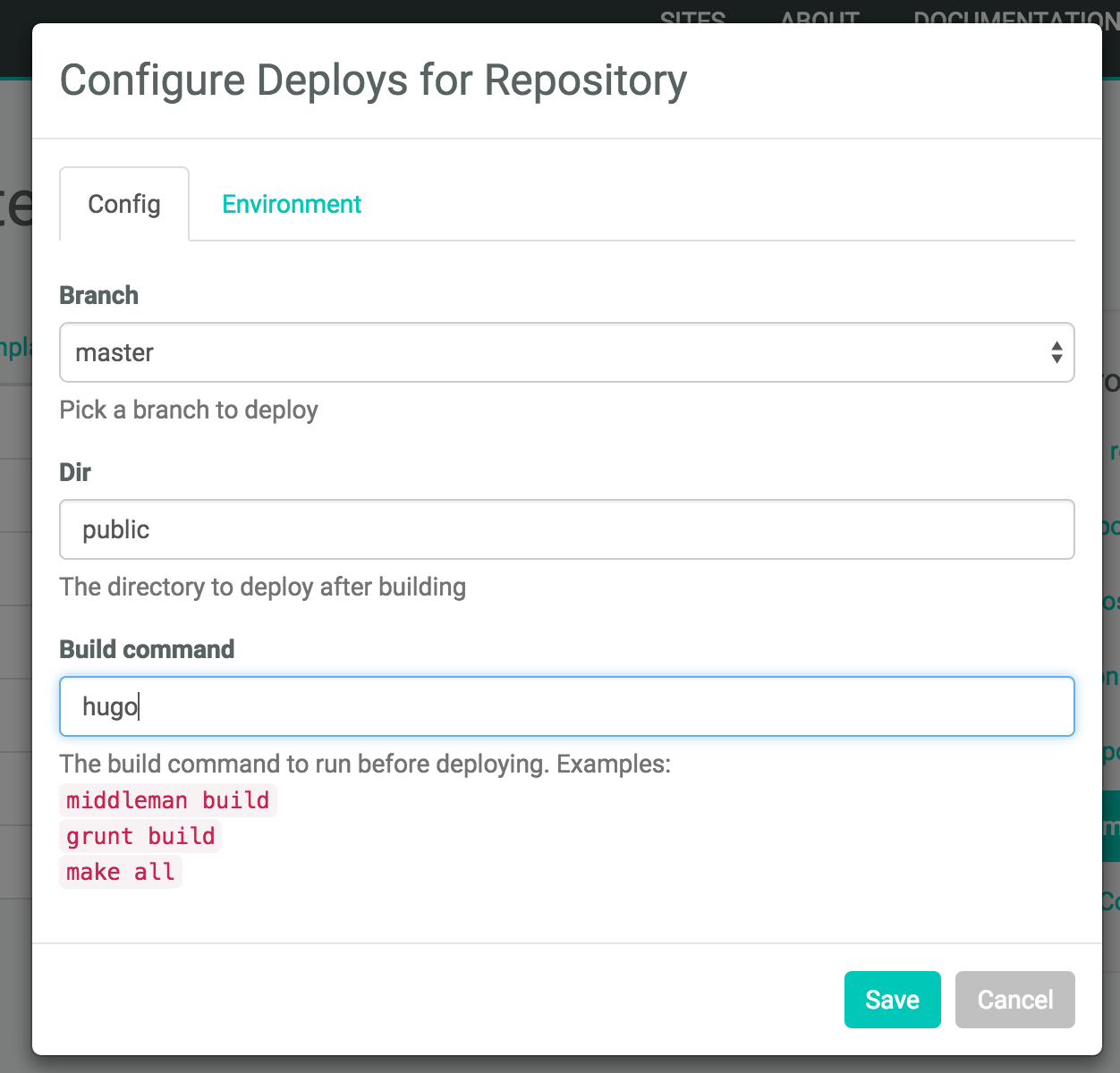 Hugo Netlify Configuration