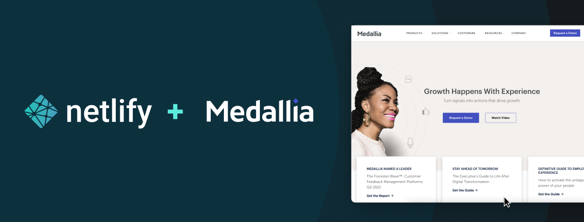 Medallia's Jamstack Migration led to 50 percent better Core Web Vital Scores