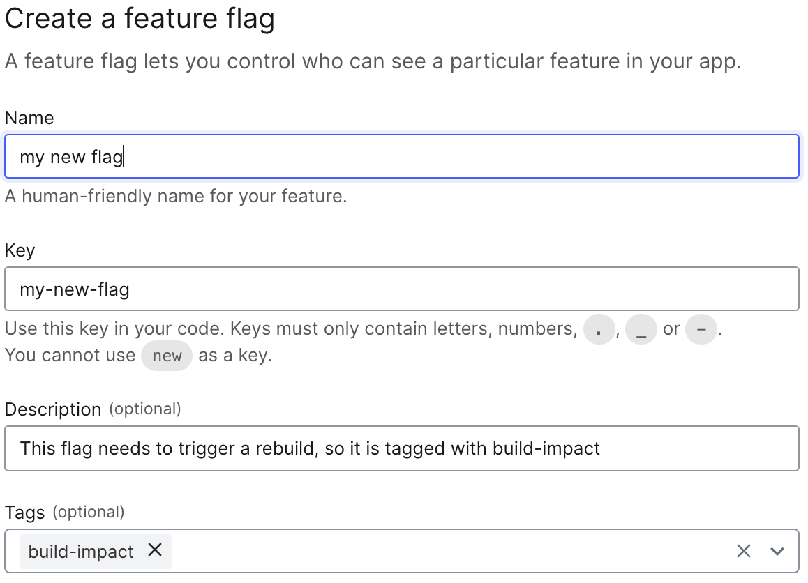 Adding a tag to a flag on LaunchDarkly