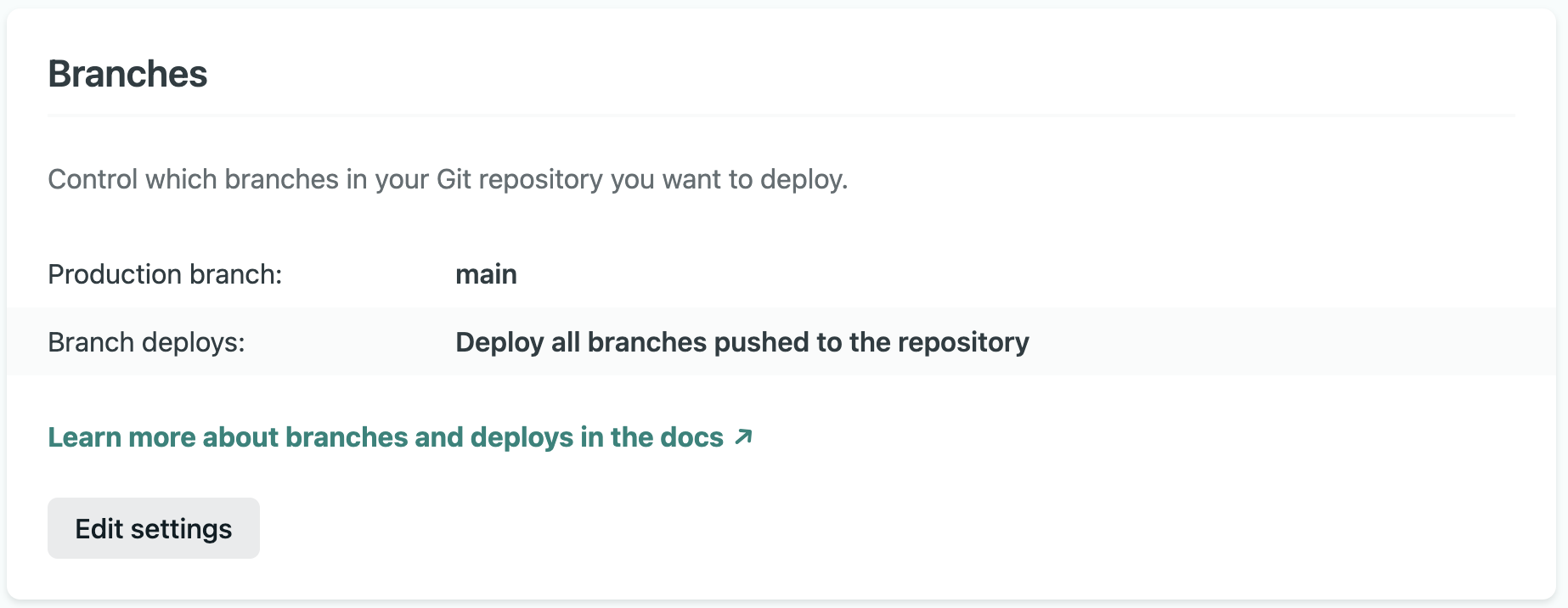 Setting up branch deploys on Netlify