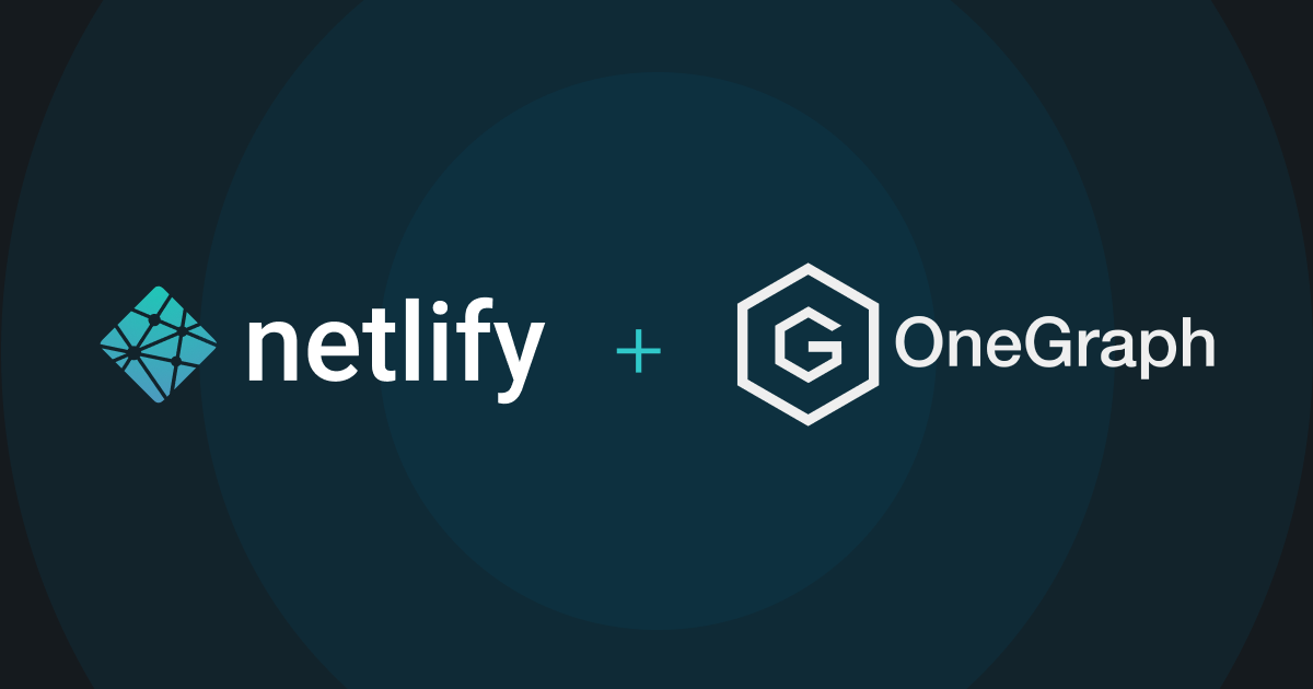 Netlify + OneGraph
