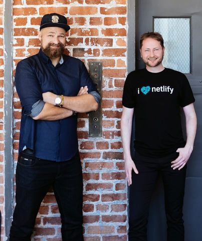 Netlify co-founders, Chris Batch and Matt Biilmann